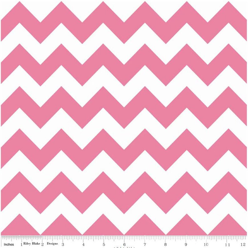 Riley Blake Hollywood Sparkle Chevron-Hot Pink SC 320-70
