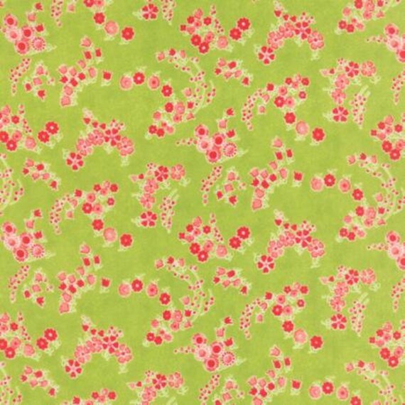 Moda Little Ruby By Bonnie And Camille 1 Yd Little Lady Green Etsy etsy