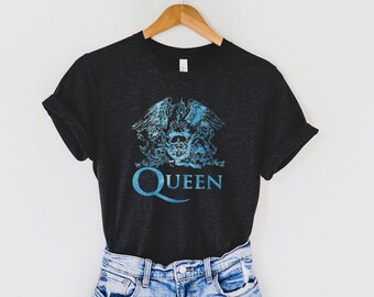 Long Sleeve Hoodie Tank Top Sweater Premium T-shirt Queen Rock Band Bohemian-Rhapsody-Freddie-Mercury Retro Vintage Unisex T-shirt