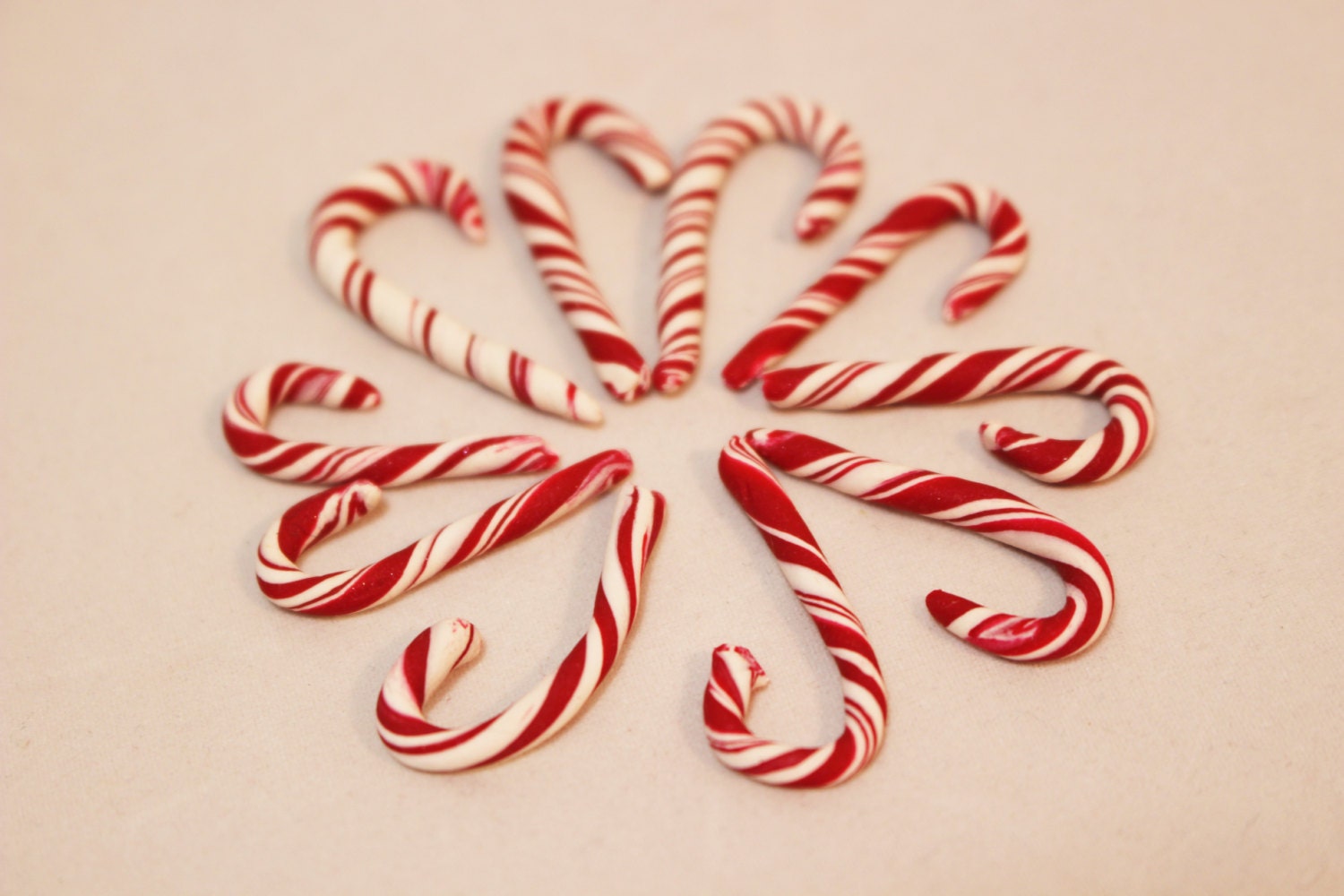 10 Miniature Candy Canes Miniature Foods Dollhouse Etsy