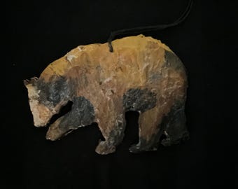 Handbeschilderd berenornament