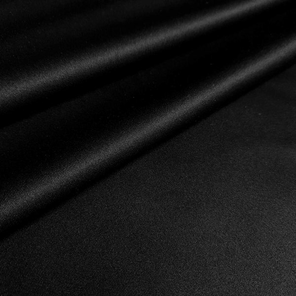 PUL waterproof fabric, solid black