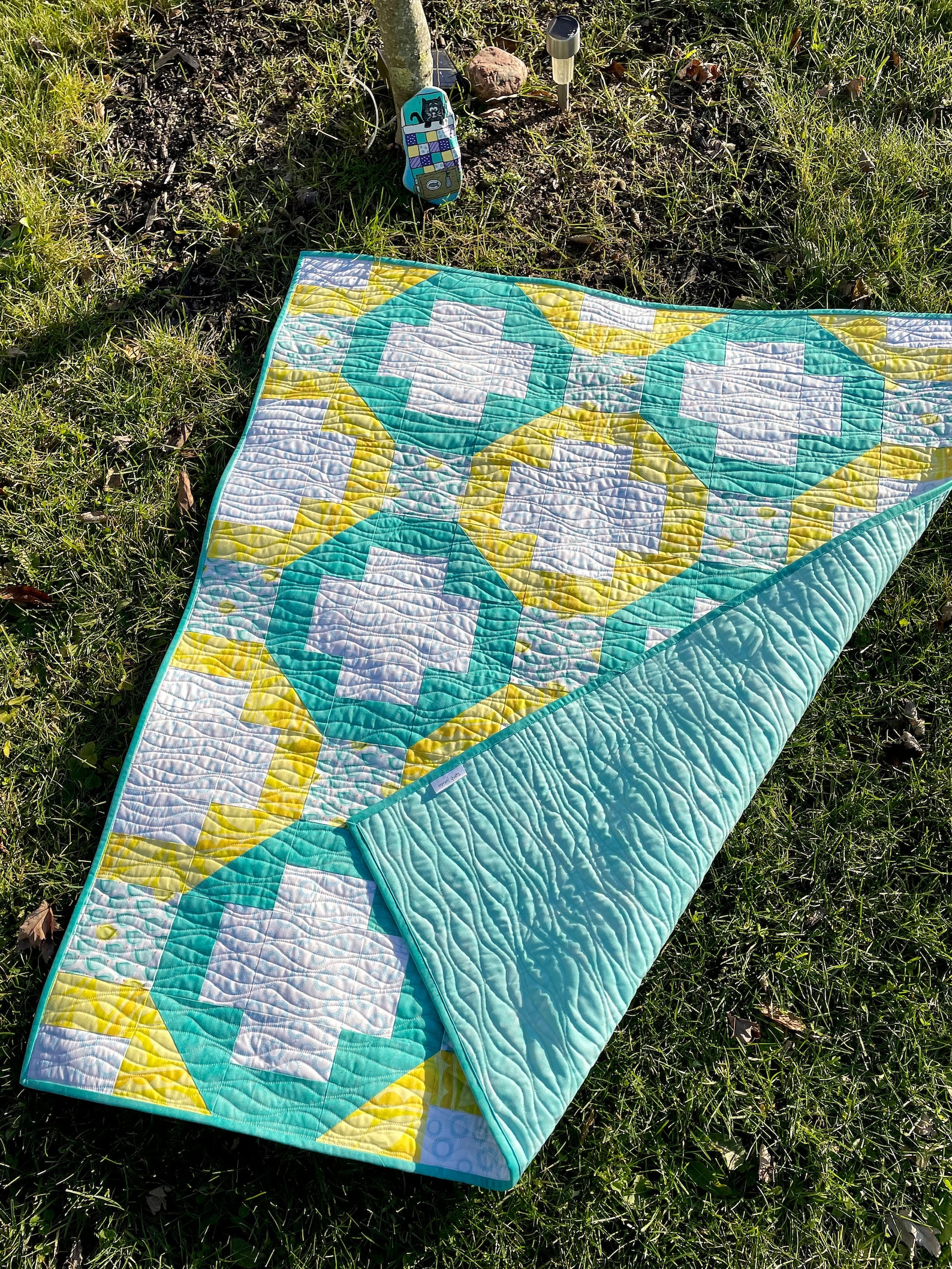 On the Plus Side, PDF Quilt Pattern, Throw Quilt, Baby Quilt, Modern ...