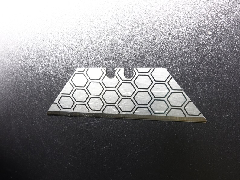 Laser Engraved 4pack Utility Blades for Etsy