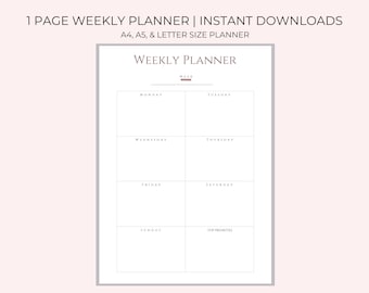 Weekly Planner