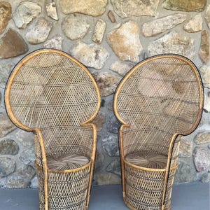 Vintage Peacock Chairs