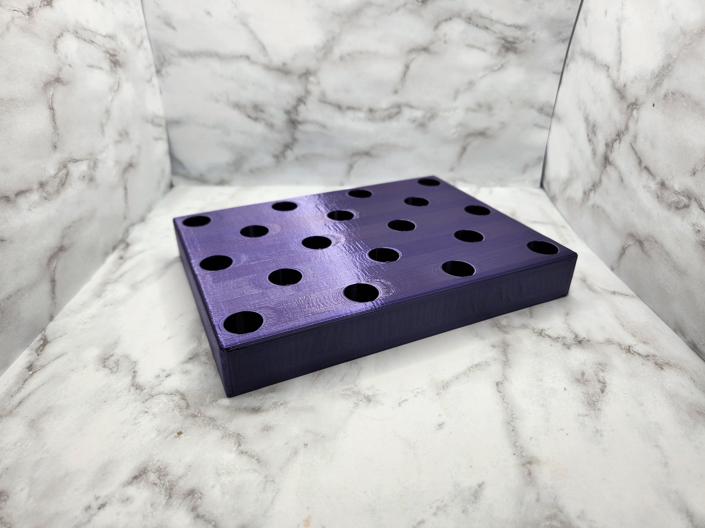 Digital File 18 Hole Pretzel Stand STL File Pretzel Rod Display Pretzel