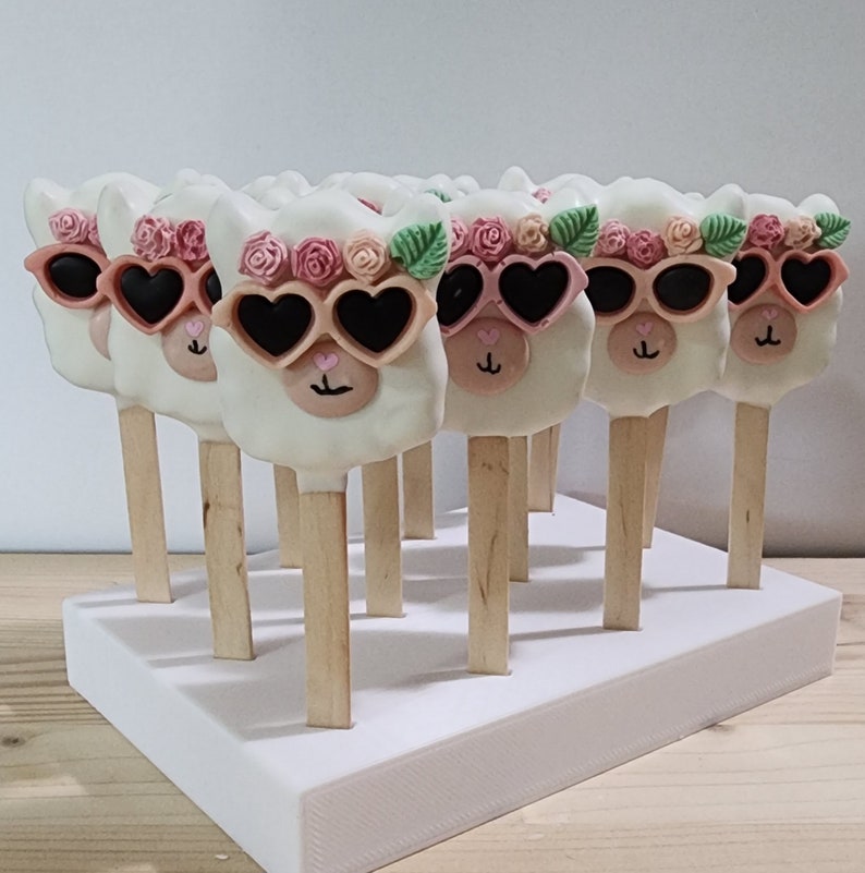 Soporte para cakesicles de 12 agujeros para decorar, bañar y exhibir cakesicles. imagen 2