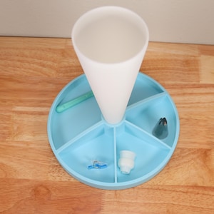Pretzel Rod Dipping Cup and piping bag stand
