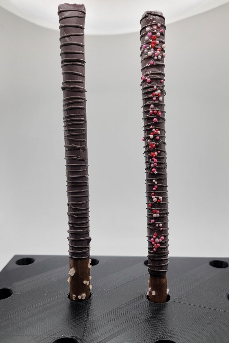 Digital File Pretzel Stand STL File Pretzel Rod Display Pretzel Drying