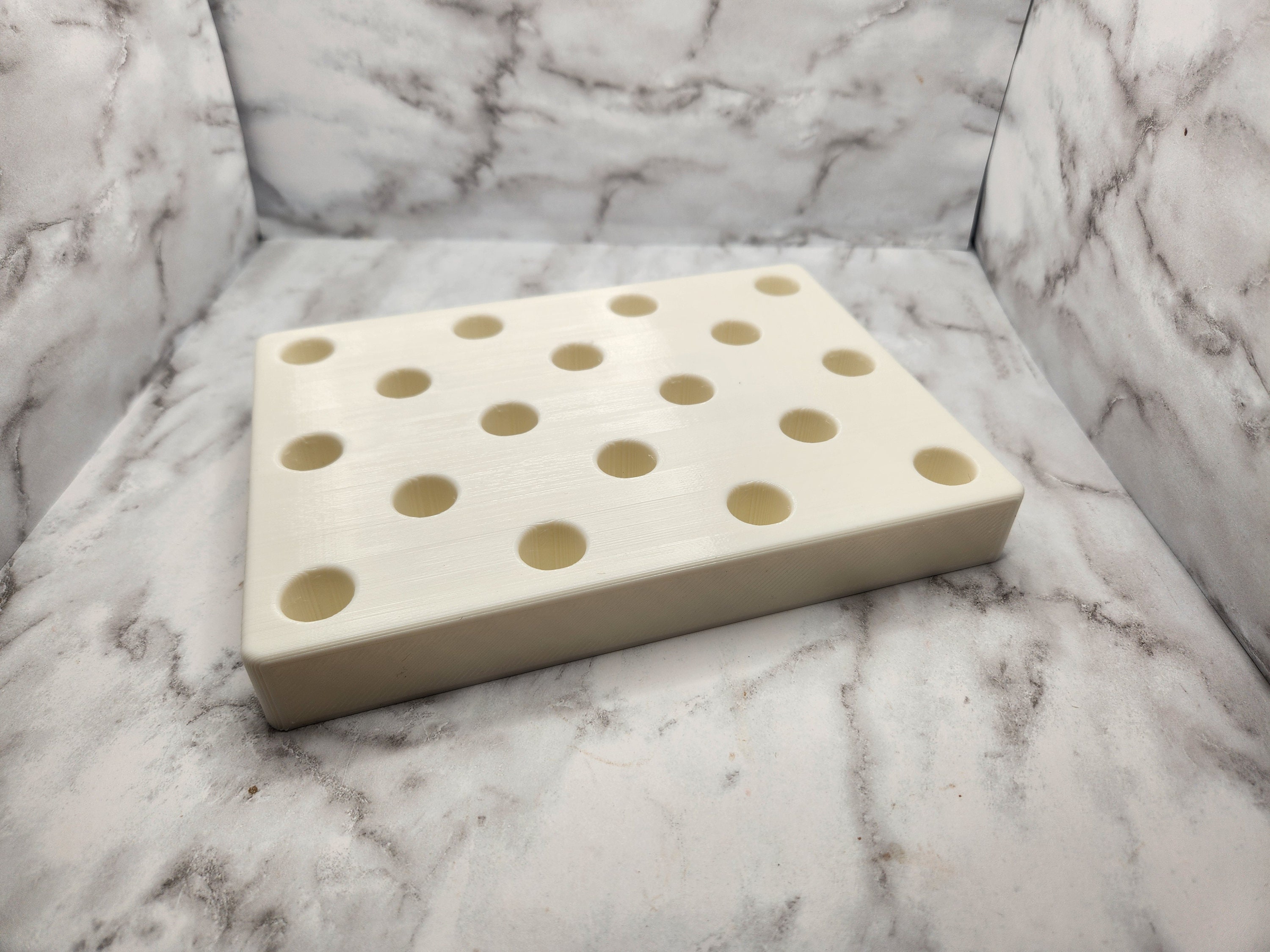 Digital File 18 Hole Pretzel Stand STL File Pretzel Rod Display Pretzel