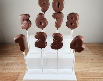 Number Cake Pop Cutters & Indent Press Set – Create Perfect Number Cake Pops with Ease!