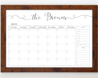large wall calendar etsy