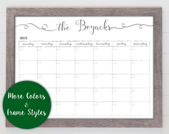 wall calendar etsy