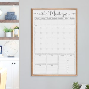 2024 Calendar | Reusable Calendar | Framed Wall Calendar | customized Calendar