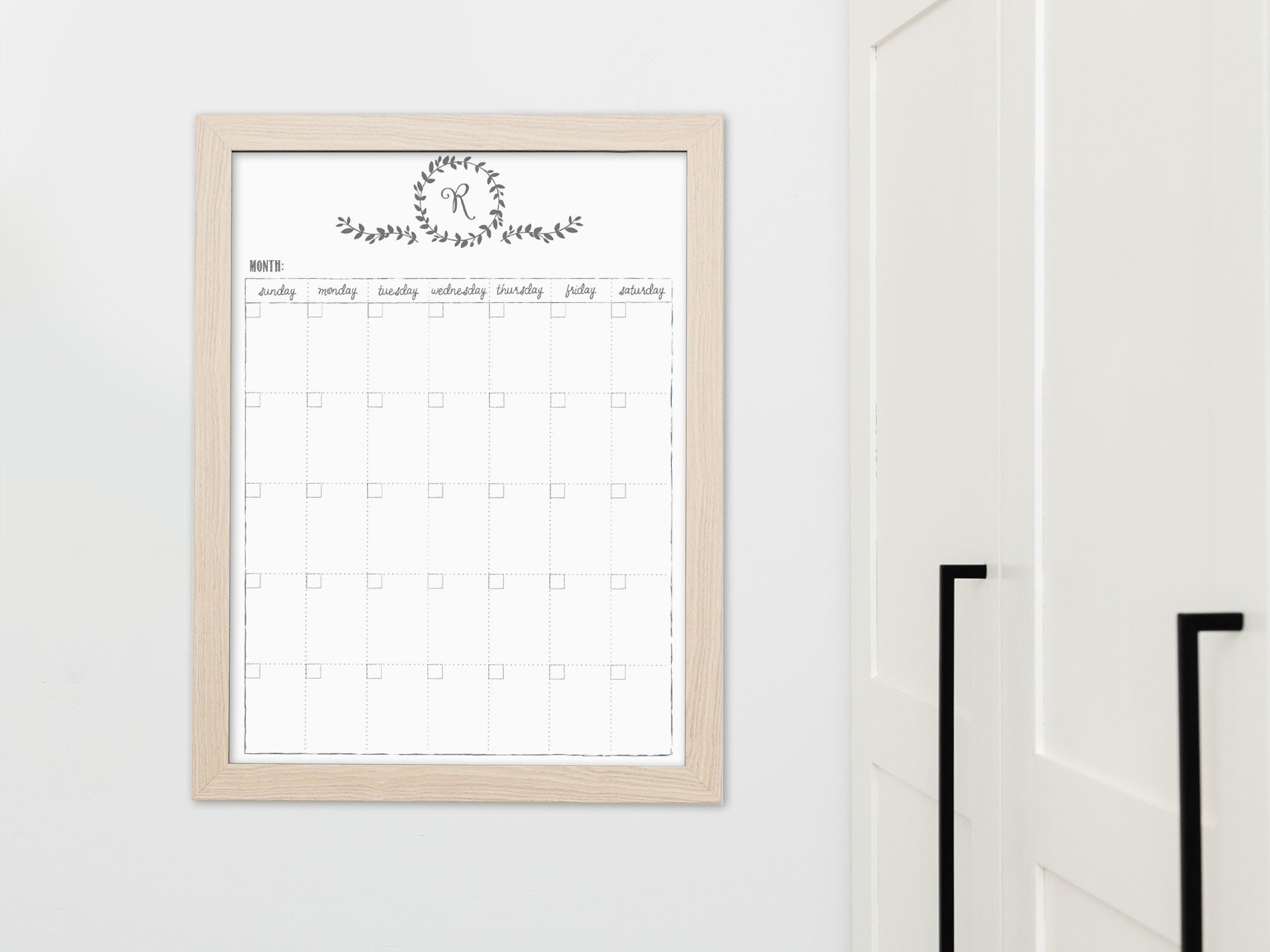 Whiteboard Calendar With Magnetic Option Dry Erase - Etsy Whiteboard Calendar With Magnetic Option Dry Erase - Etsy