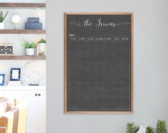 Personalized Calendar , Family Calendar , 24x36 calendar , Kitchen Calendar, #3639