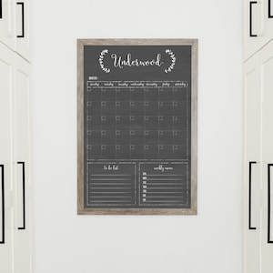 Housewarming Gift , Custom Calendar , 24x36 Dry Erase Calendar, Calendar #3638
