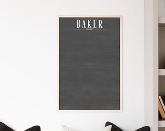Personalized Gift | Family Chalkboard Dry-Erase 2 Sizes Avail. | Mom Gift | Housewarming Gift