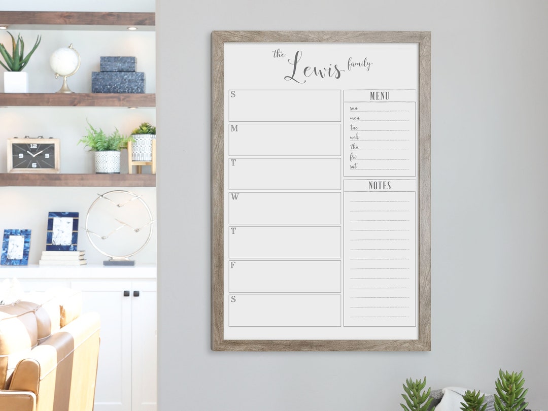 24x36 Weekly Planner , Weekly Calendar, Large Wall Calendar #36113 - Etsy