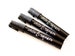 Reversible Tip Chalk Pens 3 pack - Black - 6mm tip liquid chalk markers FREE SHIPPING , Black Chalk pens 
