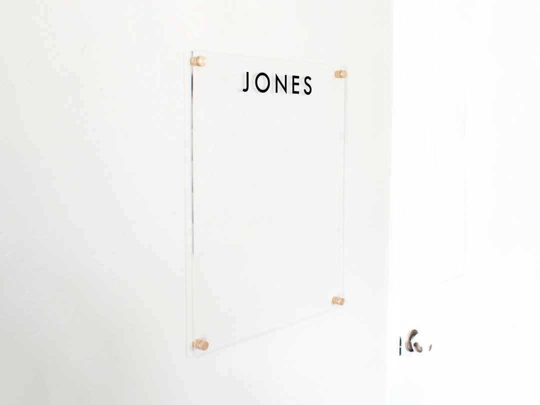 Clear Acrylic Memo Board Clear Dry Erase White Board for Home Office