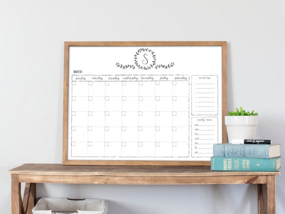 Desk Agenda Cover Monogram - Women - Personalization