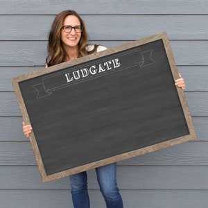 24x36 Large Dry Erase Chalkboard | Framed Chalkboard dry erase #36158