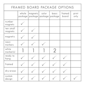12-month Yearly Dry Erase Chalkboard Calendar 36 X 24, Reusable Large ...