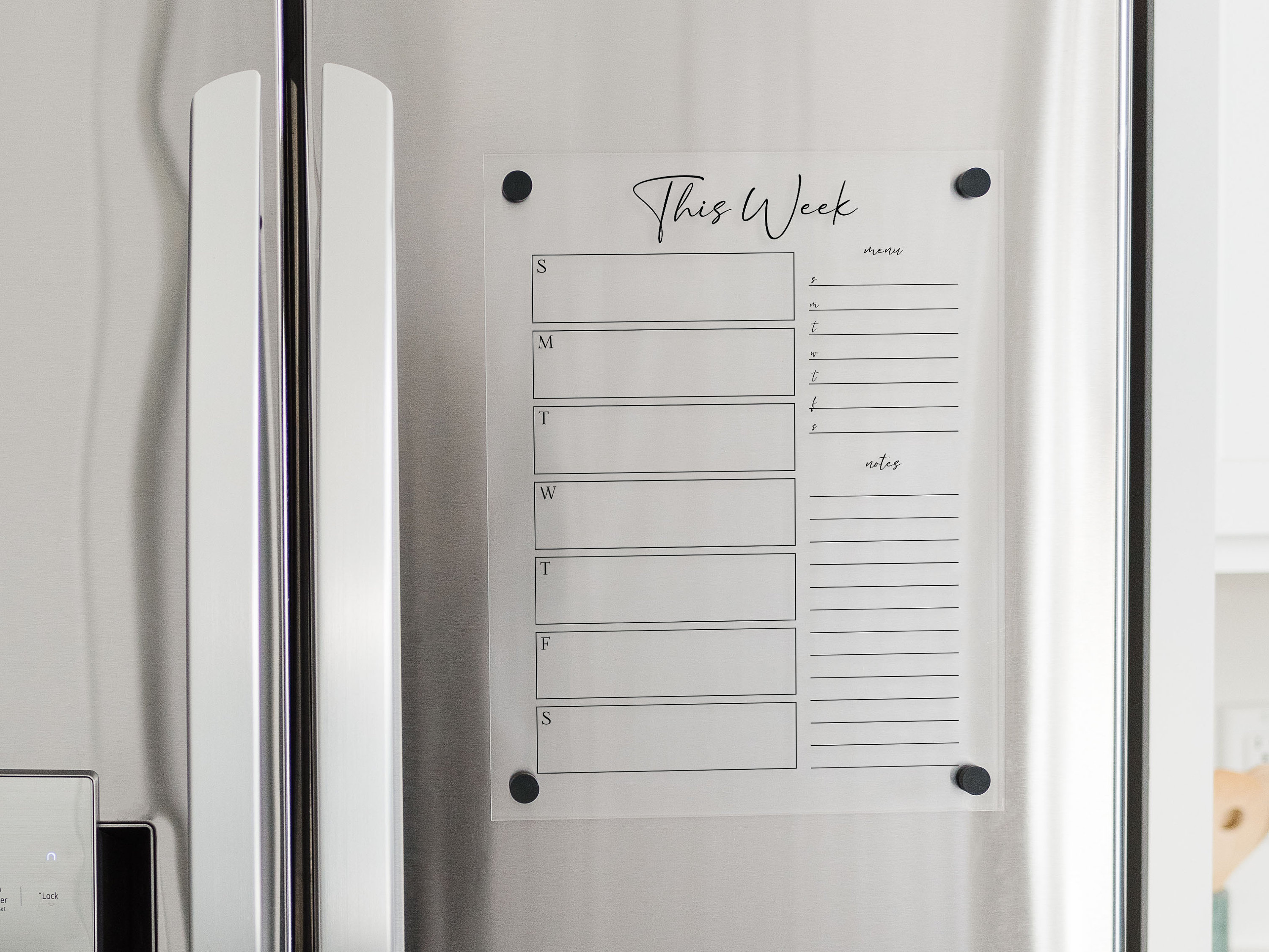 Whiteboard Fridge Etsy