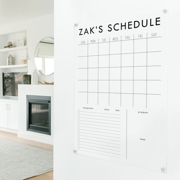 Homeschool Wall Calendar - Etsy