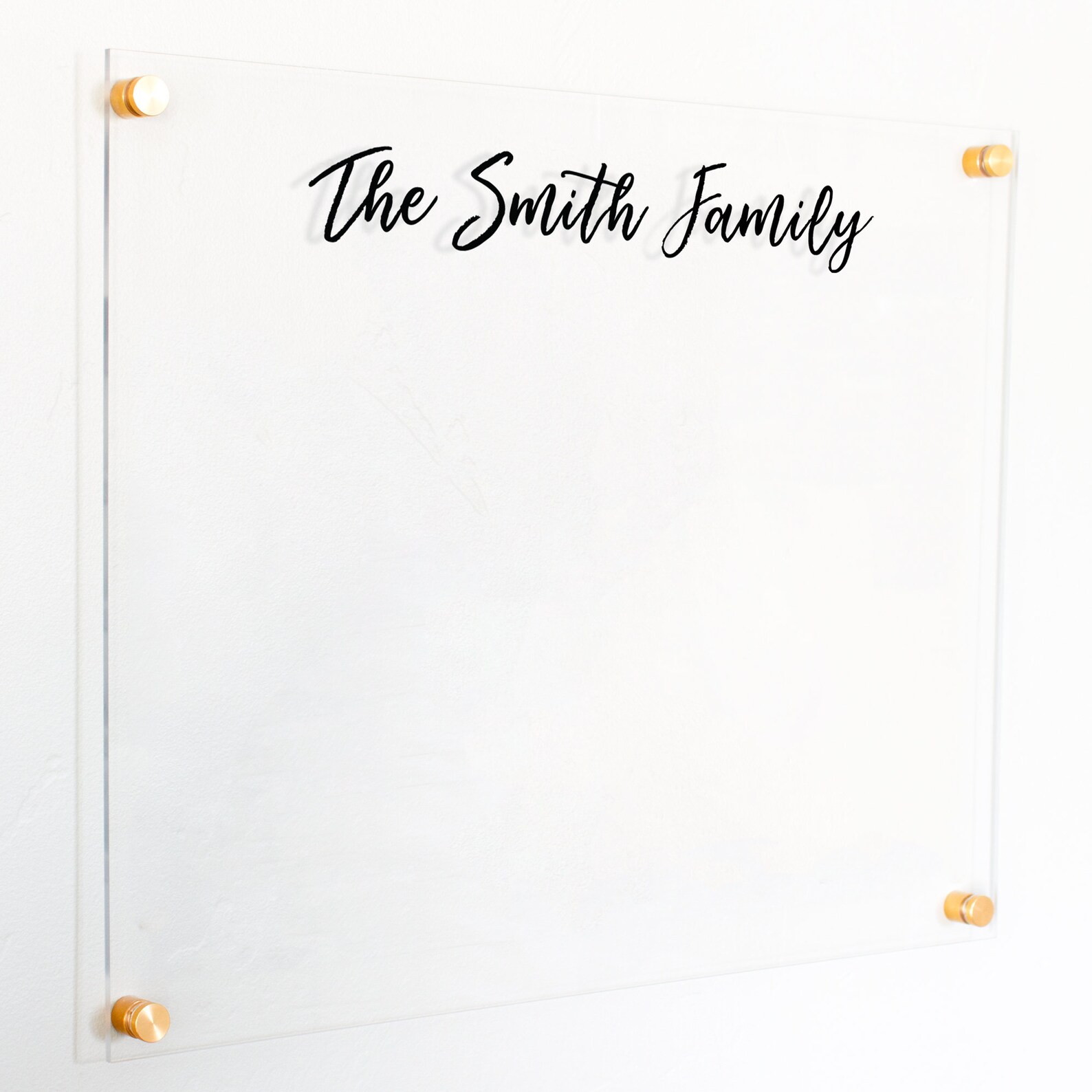Acrylic Dry Erase Board Customized Memo Board Clear Etsy