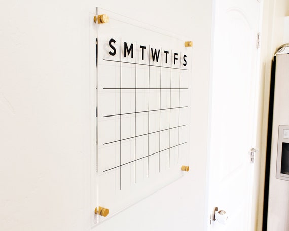 Acrylic Command Center 26x38 Dry Erase Wall Calendar Dry Erase Monthly Acrylic Calendar Acrylic Command Center 26x38 Dry Erase Wall Calendar Dry Erase Monthly Acrylic Calendar