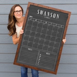 Chalkboard Calendar, Chalkboard Calendar, Customized Calendar image 7