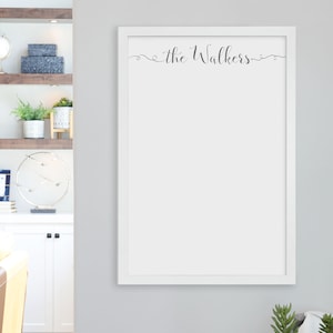 Personalized Dry Erase Board | TWO SIZES AVAILABLE | 18x24 board & 24x36 board | Large Whiteboard