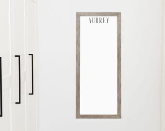 Tablero de notas de borrado en seco de 14 x 36 y 9 x 24 / Estilo pizarra disponible / Opción de tablero de notas magnético