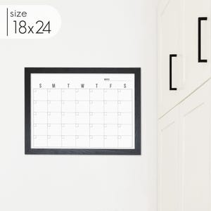 Minimalist Dry Erase Framed Calendar for Wall Whiteboard, Not Personalized, Framed Calendar for Office, Kitchen or Home | Dwyer image 7