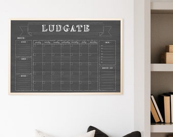 Command Center 24x36 , Family Calendar, Dry-erase calendar, chalkboard calendar #3621