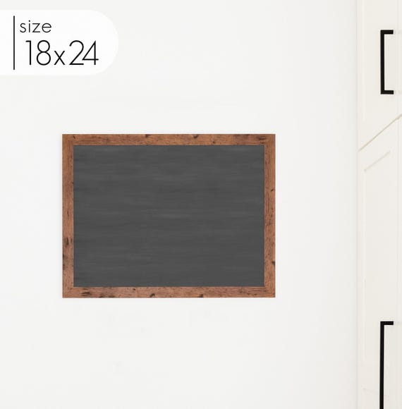 Magnetic Chalkboard, Framed Blank Chalkboard, Vision Board 2026, Dry Erase Chalkboard, Wall Menu Board, Horizontal Quote Board