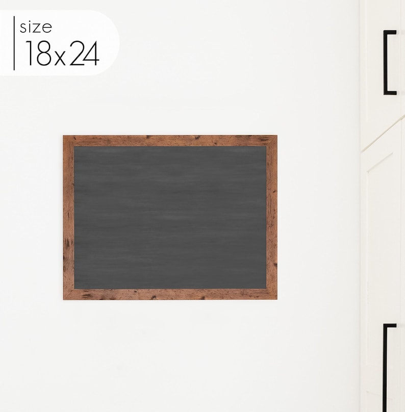 18x24 blank framed chalkboard