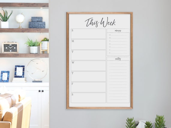 Weekly calendar whiteboard discount