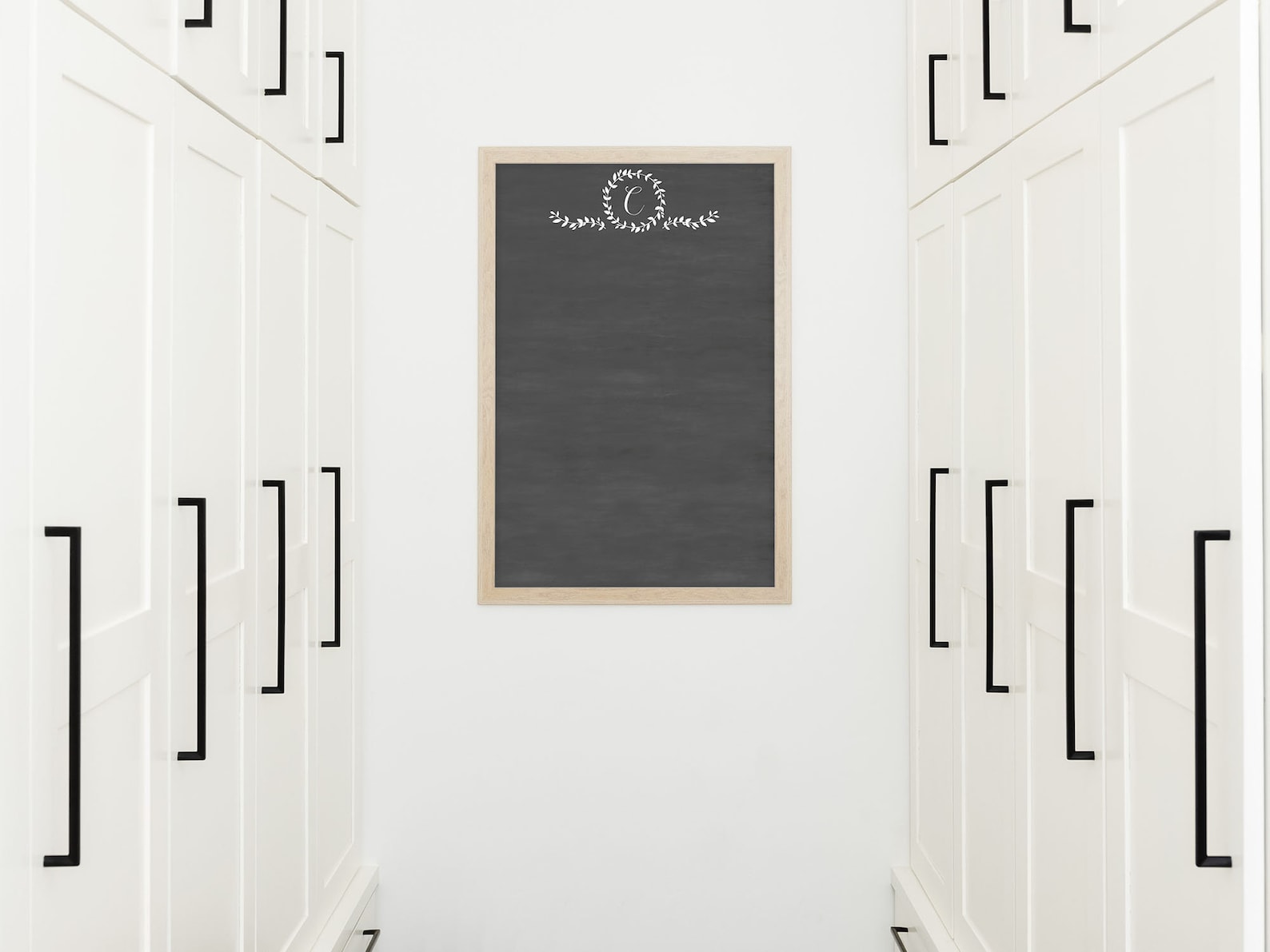 Monogrammed Chalkboard Personalized Chalkboard 24 X 36 Etsy