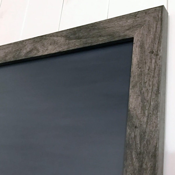 Large Framed Chalkboard, 36 x 24 Dry Erase Board, Optional Magnetic