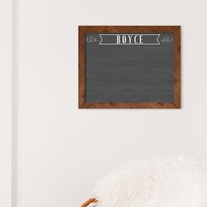 Personalized chalkboard dry-erase style, 11x14 ,  dorm room wall decor, dry erase to do list, #1113