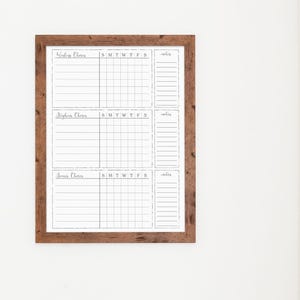 Personalized chore chart | 18x24 | chore chart for kids | chore board #1898 image 9