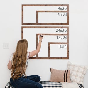 Dry Erase Wall Calendar, 2026 Family Calendar For Wall, Framed Family Organization Board, Forever Wall Calendar, Reusable Dry Erase Calendar image 5