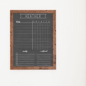 Child Chore Board | Personalized Chore Chart | 18x24 | #18146