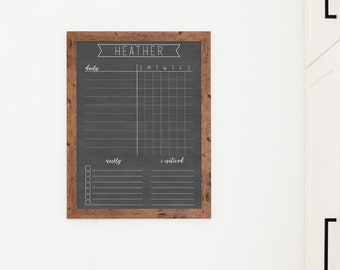 Framed Chore Charts