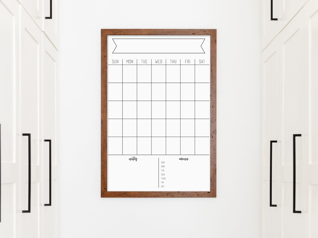 Reusable Calendar , Calendar , Large Wall Calendar , Closing Gift - Etsy