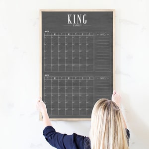 Two-month calendar , personalized calendar , Closing Gift , housewarming gift #3664 | Swanson